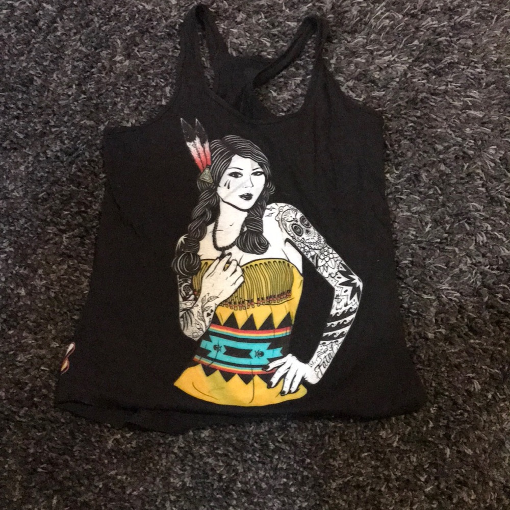 Cute graphic racer back!